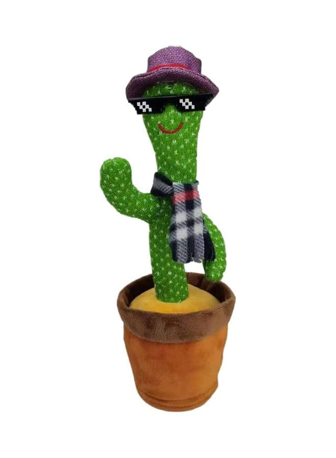 Electric Dancing Plant Cactus Plush Stuffed Toy with Music