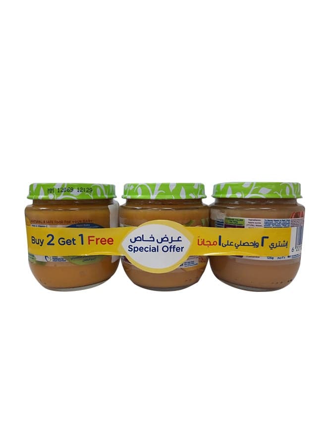 Baby Food Jar Assorted 125grams Pack of 3