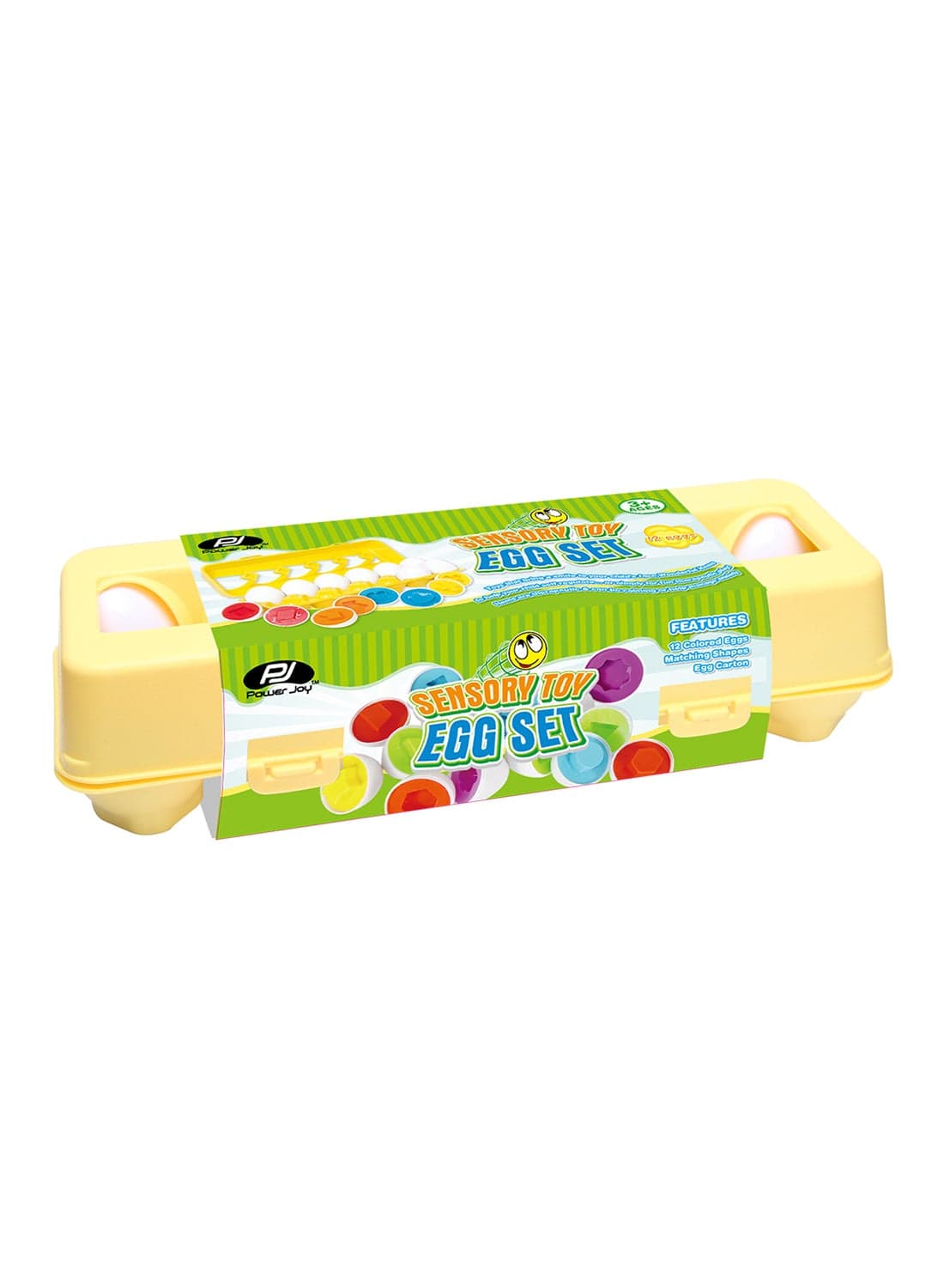 Sensory Toy Egg Set 12 Pieces 7cm