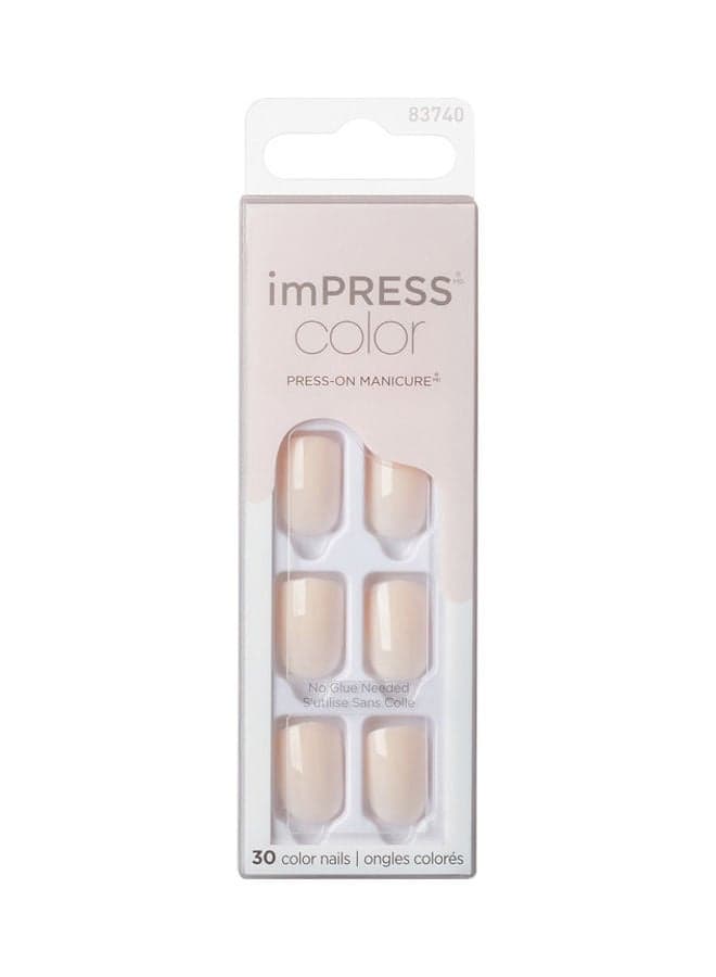 Impress Color Nails Point Pink