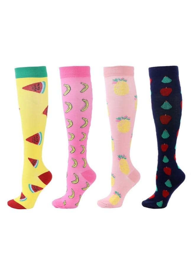 4-Pair Compression Socks