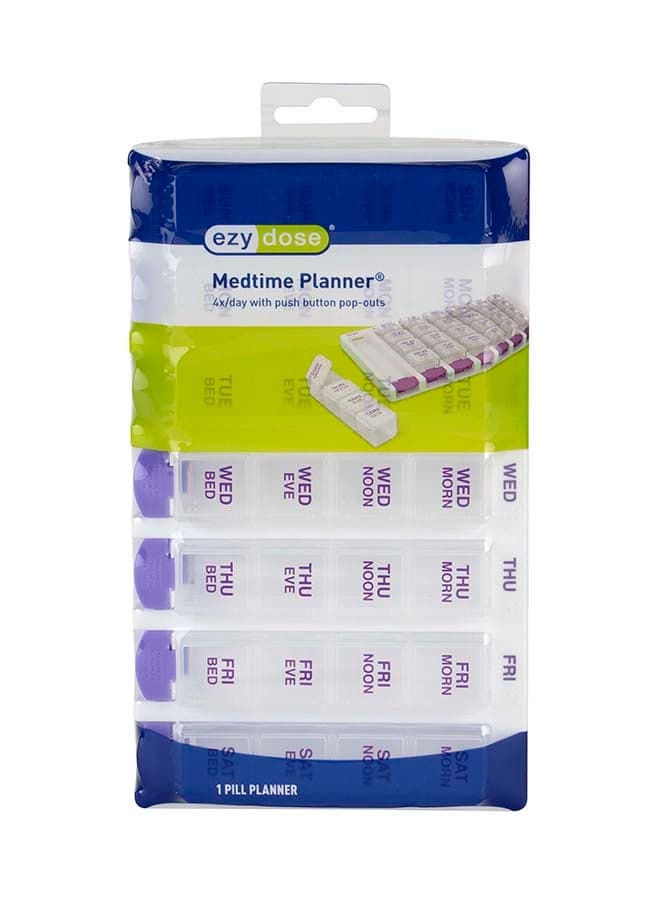 Ezy Dose Medtime Planner 4x/Day - Assorted