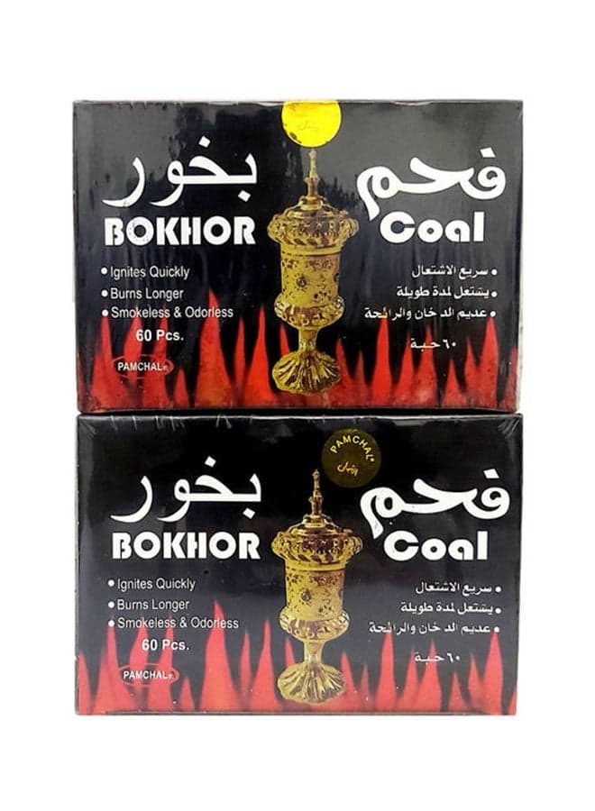 Charcoal Torch Coal 120 Piece Black Black