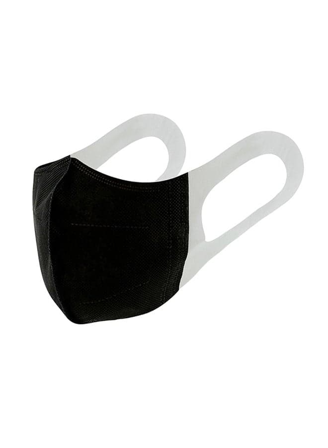 50-Piece 3D Protective Mask For Adults - Black
