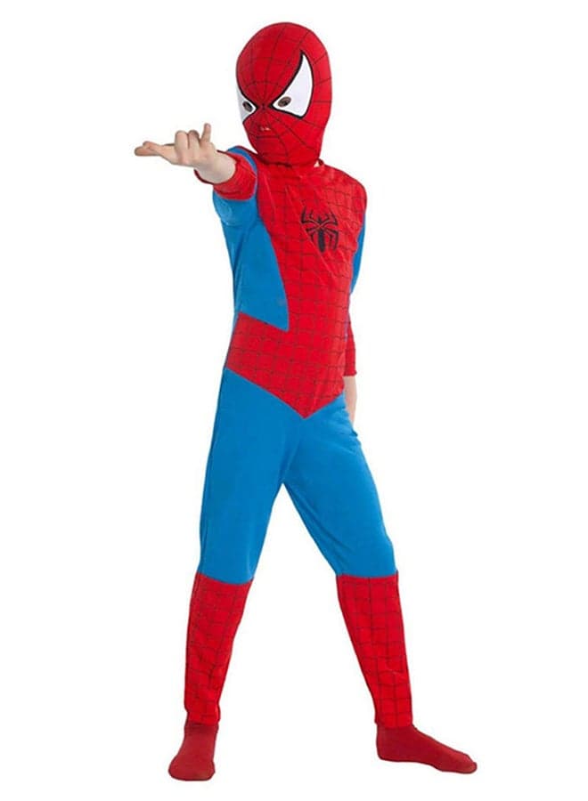 Super Quality Super Hero Spiderman Style Fancy Dress Costume Set For Kids 4 - 6 Years
