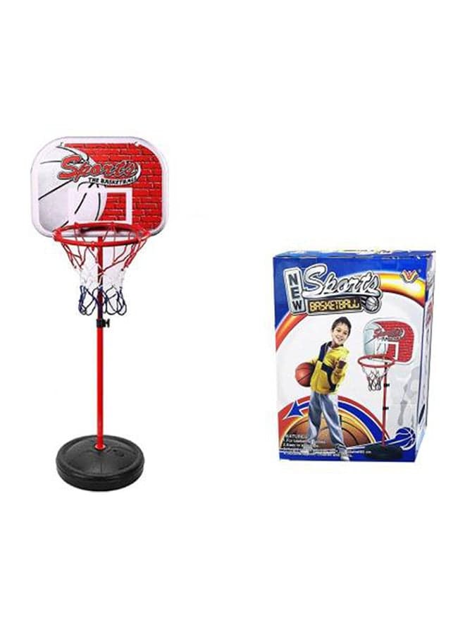 Portable Adjustable Indoor Outdoor Easy Assembled Basketball Stand With Ball