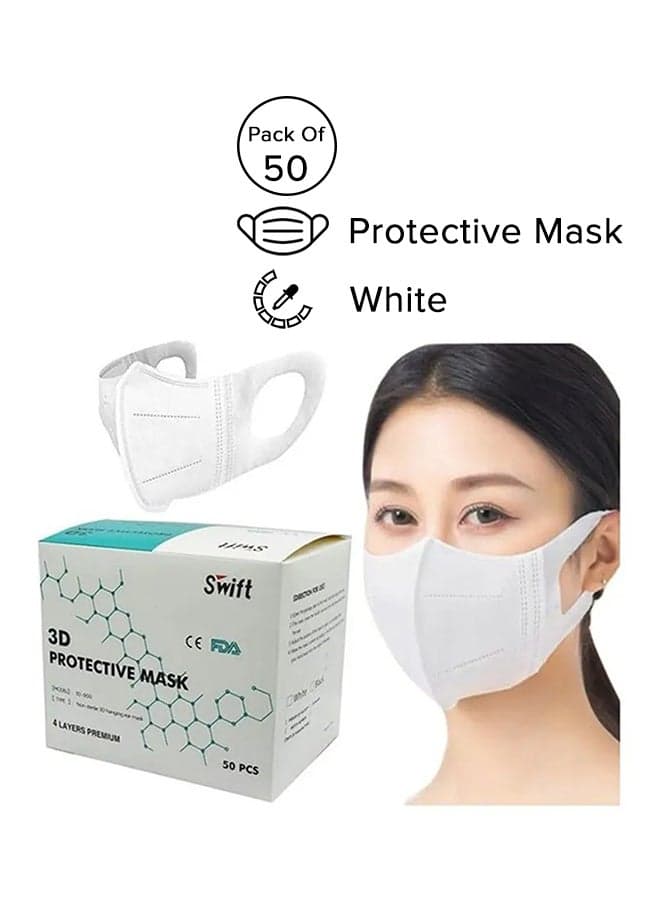 50 Piece 3D Face Mask