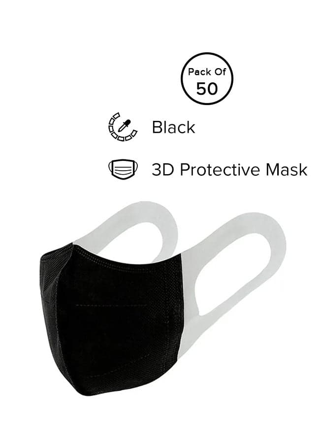 50 Piece 3D Face Mask