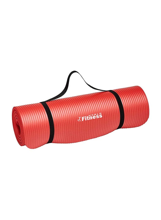 Anti-Slip Yoga Mat With Carry Strap 175x65cm