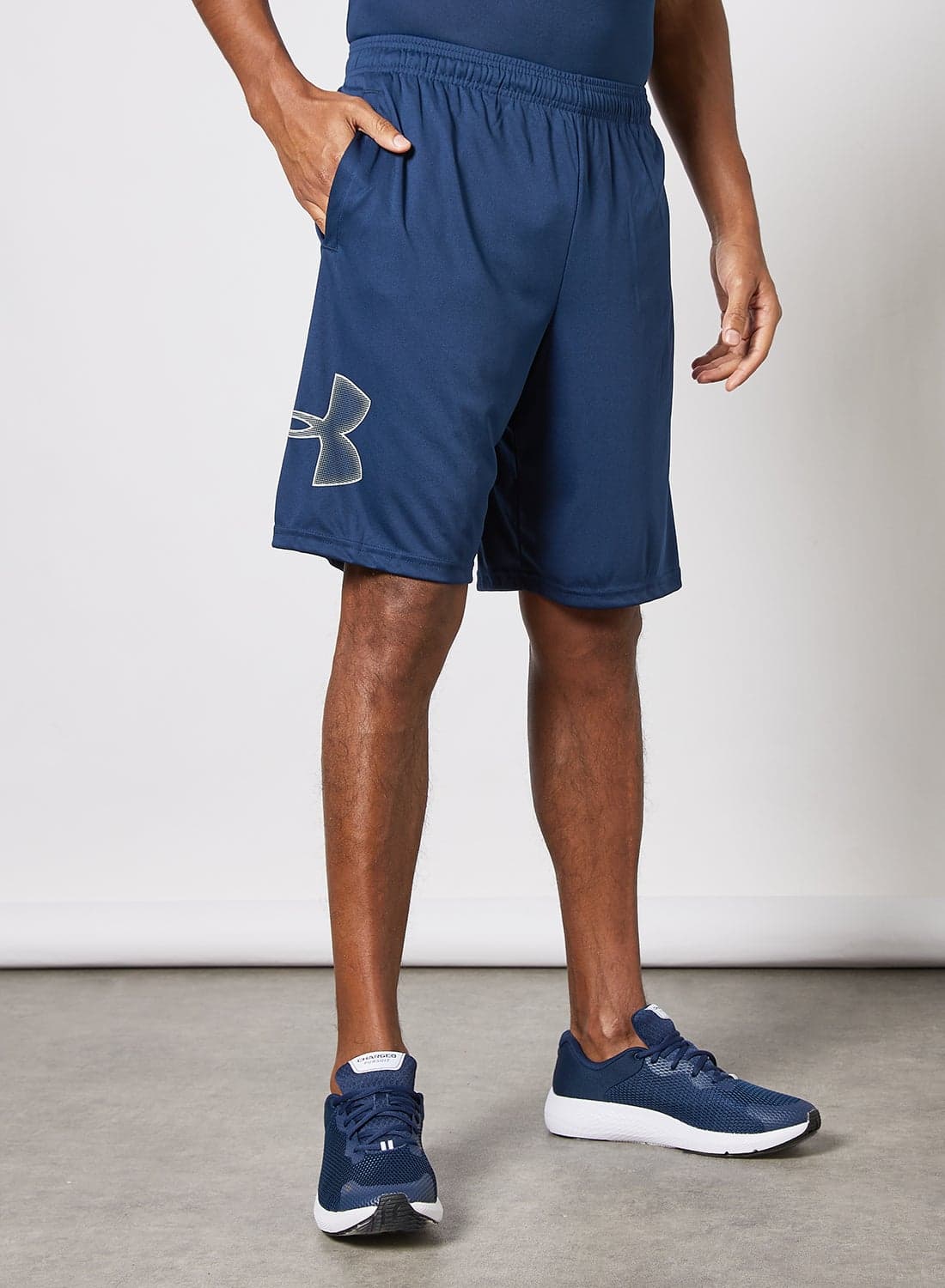 Tech Graphic Shorts Blue