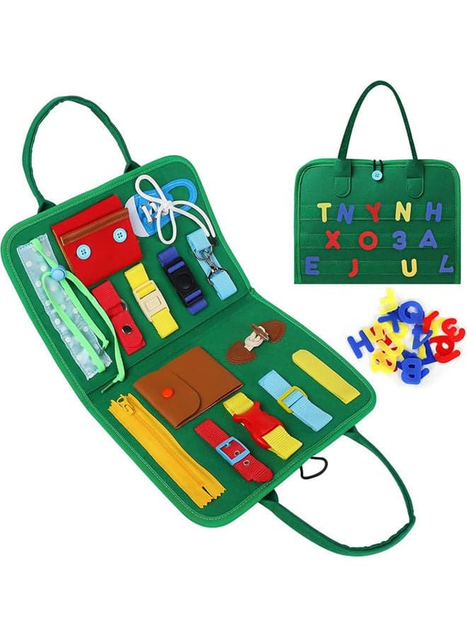 Sensory Toddler Busy Activity Board