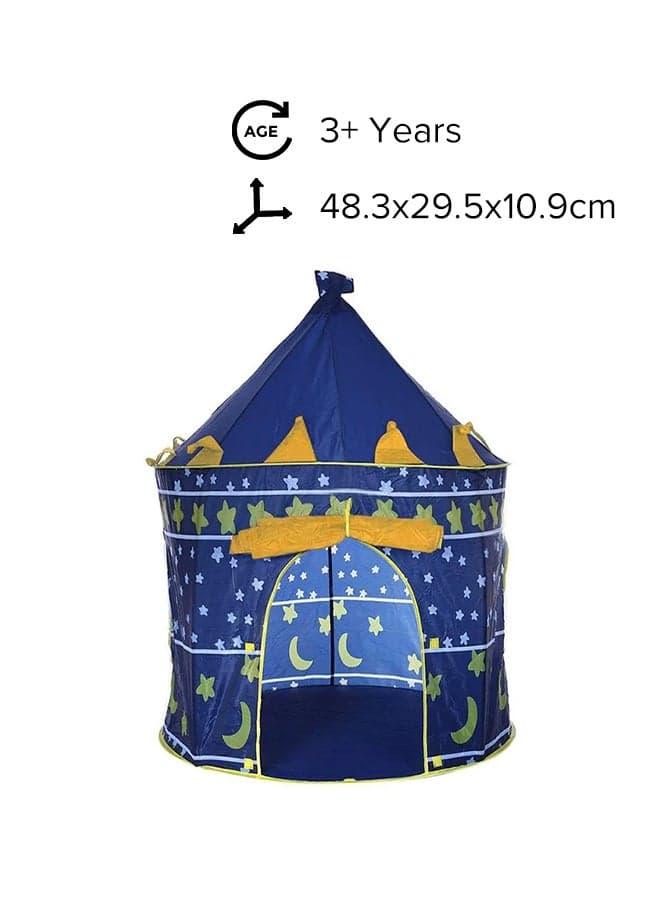Foldable Portable Stylish Unique Design Indoor Outdoor Princess Castle Play House Tent 48.3x29.5x10.9cm