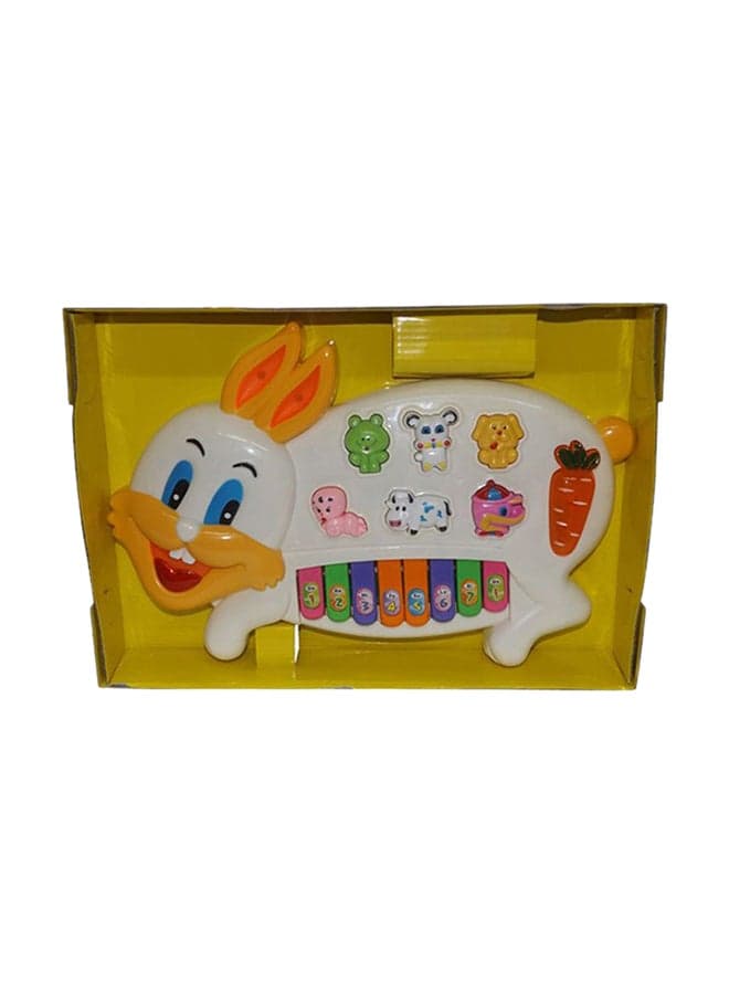 Musical Rabbit Piano Soft Song Early Sounding Educational Toy For Kids