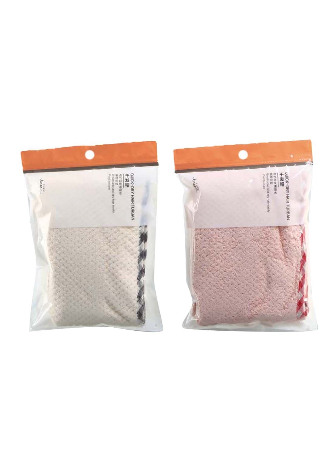 Microfiber Hair Drying Turban 1 Piece Assorted