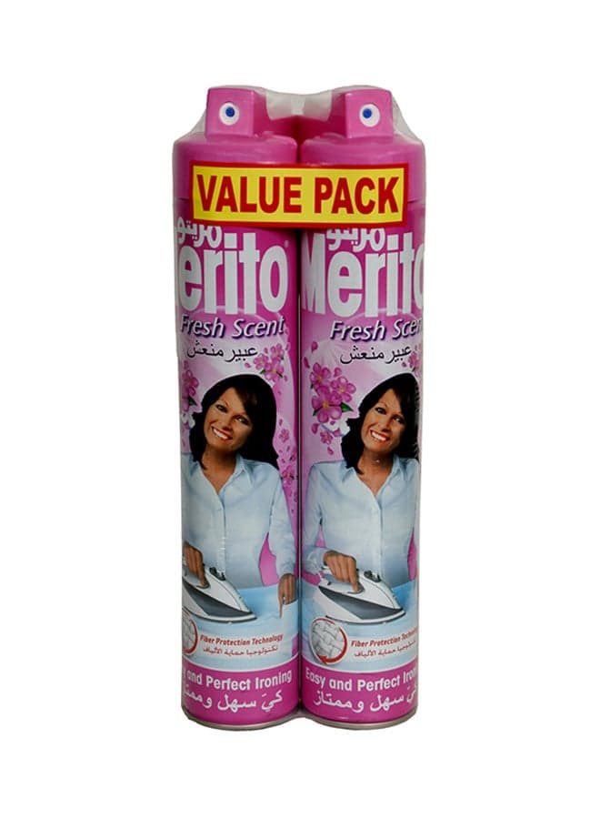 Spray Starch Fresh Scent Multicolour 2x500ml