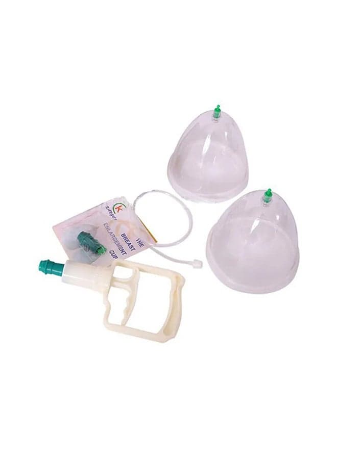 Women Breast Pump Enlargement Cup With Manual Pump Set With Resolute Material