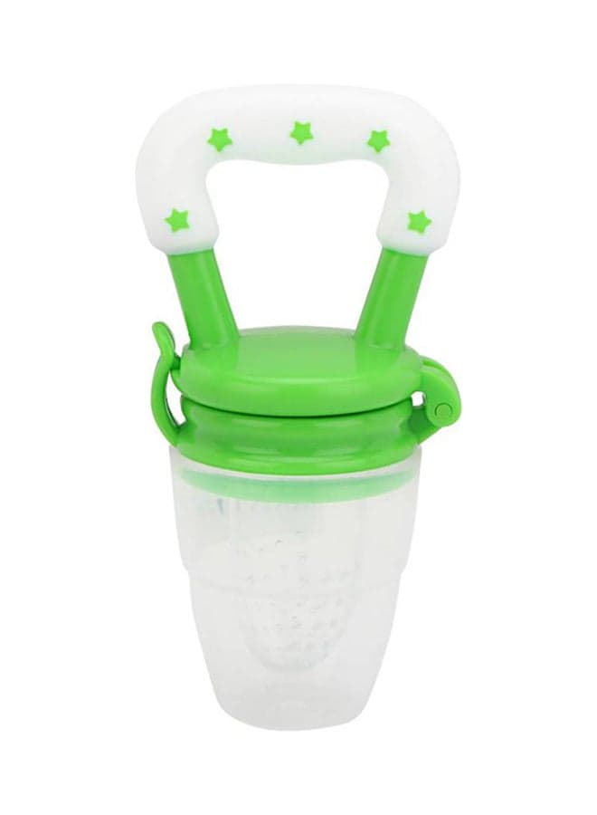 Small Wonder Silicone Fruit And Vegetable Teething Feeder For Kids - Green