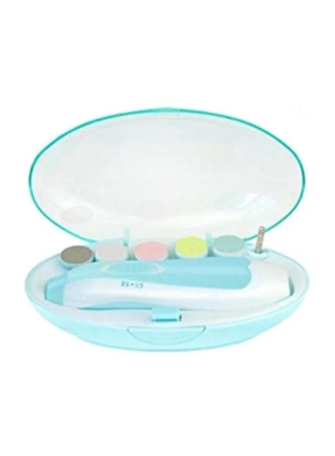 6-In-1 Electric Nail File Trimmer Tool Kit With LED Light For Children