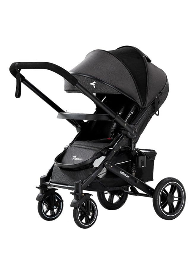 Reversible Moon Walk Stroller Black