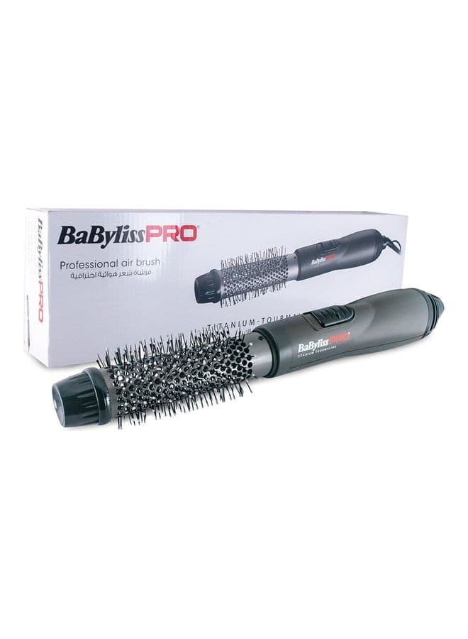 BaBylissPRO Air Styler 700W – 2-in-1 Hair Dryer and Styling Brush with Titanium Tourmaline Barrel for Smooth | Voluminous & Frizz-Free Hair | Lightweight Design with Dual Heat Settings – BAB2676TTSDE Silver/Black