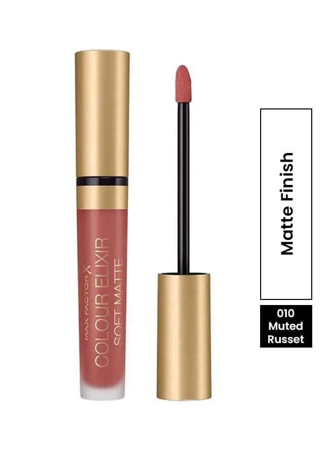 Soft Matte Lipstick 010 Muted Russet