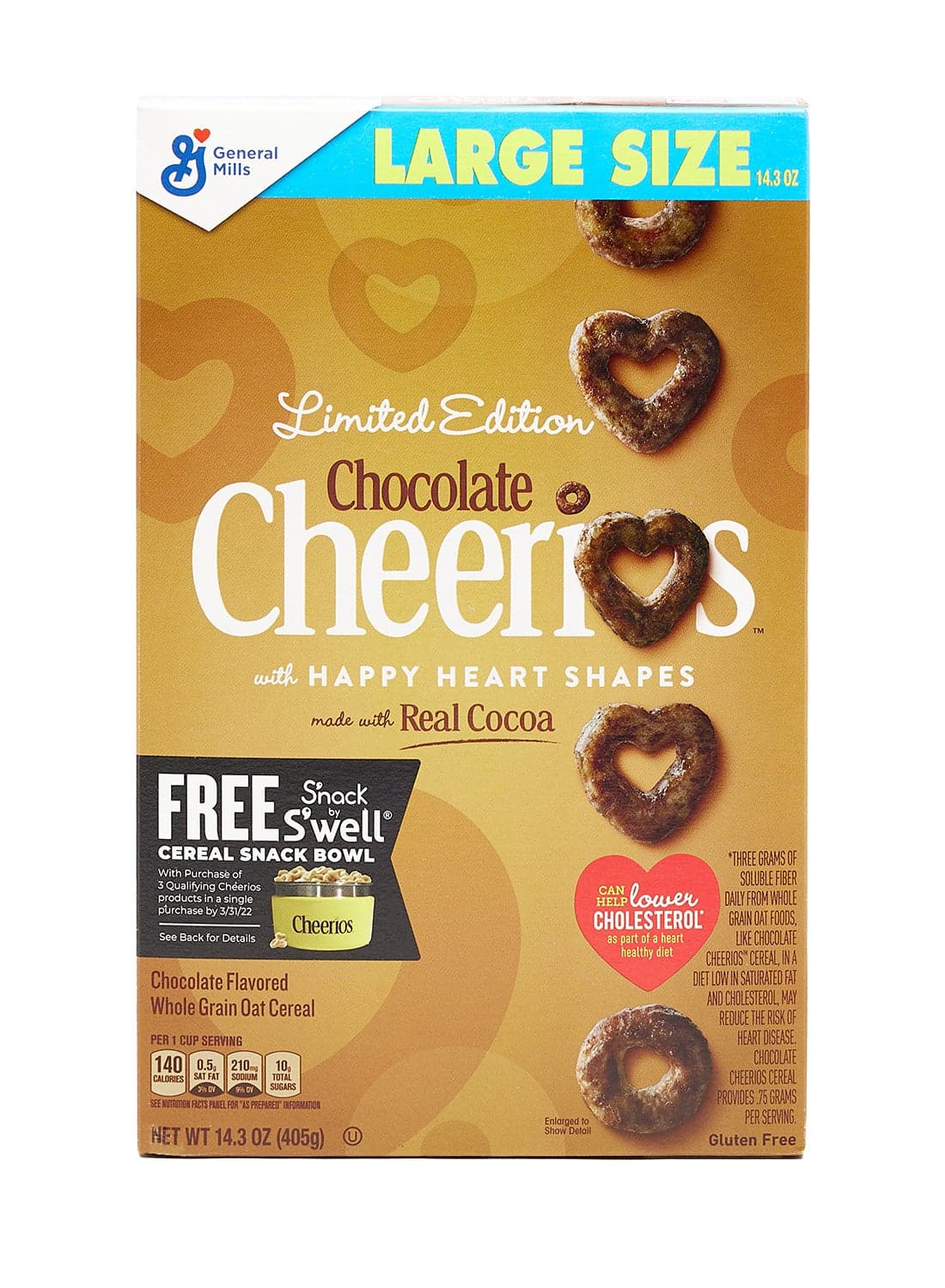 Chocolate Cheerios Cereal Large 405grams