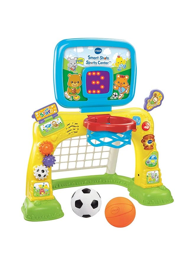 Smart Shots Sports Center – Yellow Interactive Sports Toy for Kids