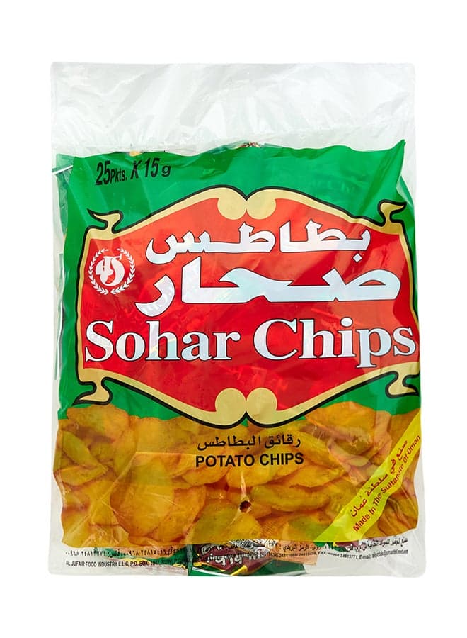Potato Chips 15grams Pack of 25