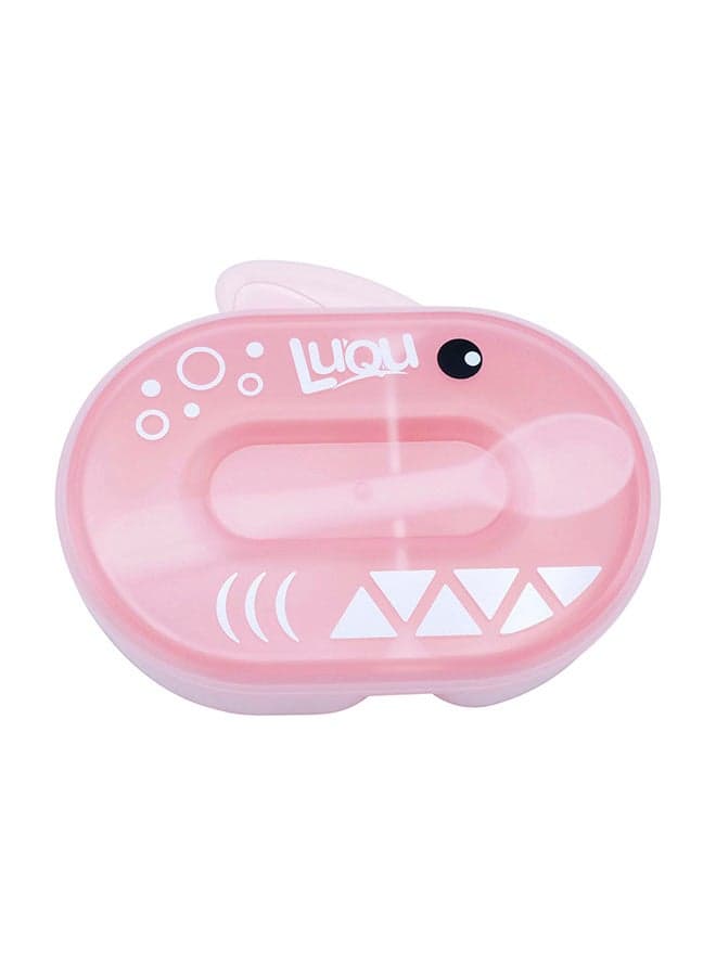 Premium Quality Material Shark Shaped Feeding Bowl With Spoon, Long-lasting Durable
