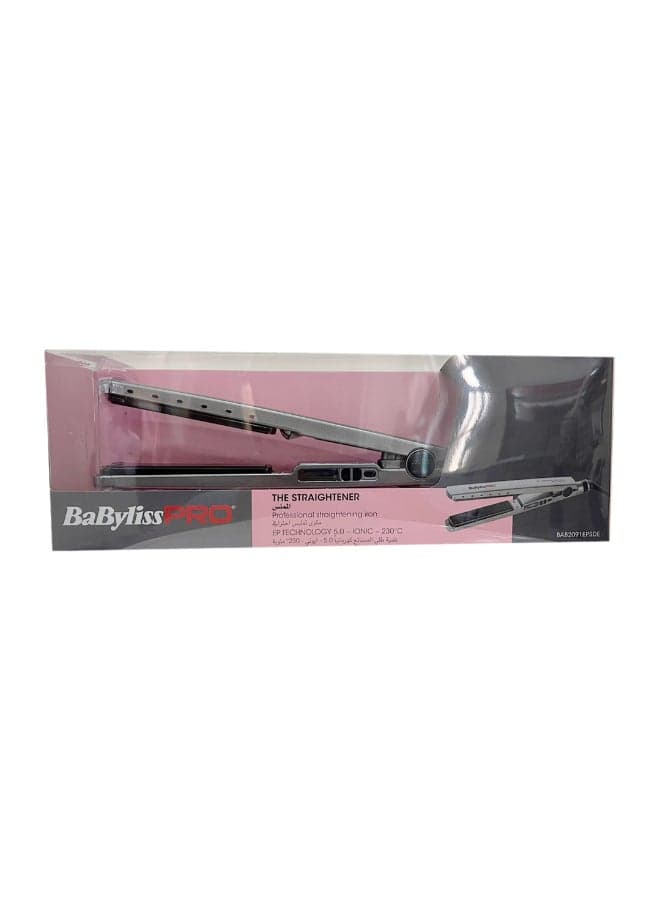 BaBylissPRO Nano Titanium Ceramic Hair Straightener | Ultra-Smooth 38mm EP Technology Plates | Up to 230°C for Professional Styling on All Hair Types - BAB2091EPSDE Grey 28mm