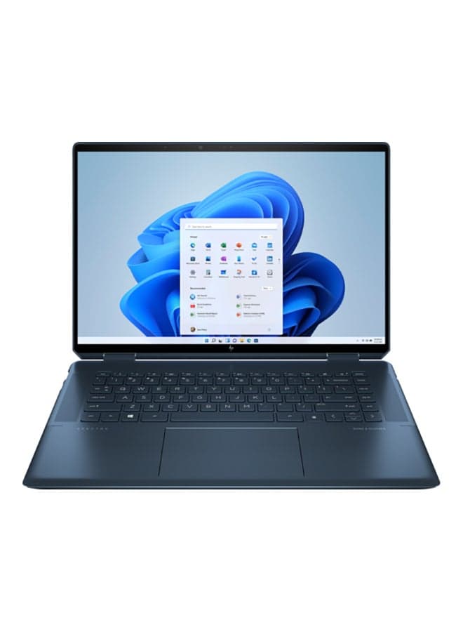 (Upgraded Version) Spectre x360 Convertible 2-In-1 Laptop 16-f0035nr With 16-Inch Touch Display, Core i7-11390H Processer/16GB RAM/512GB SSD/Intel Iris XE Graphics/Windows 11 Home English Blue English Blue