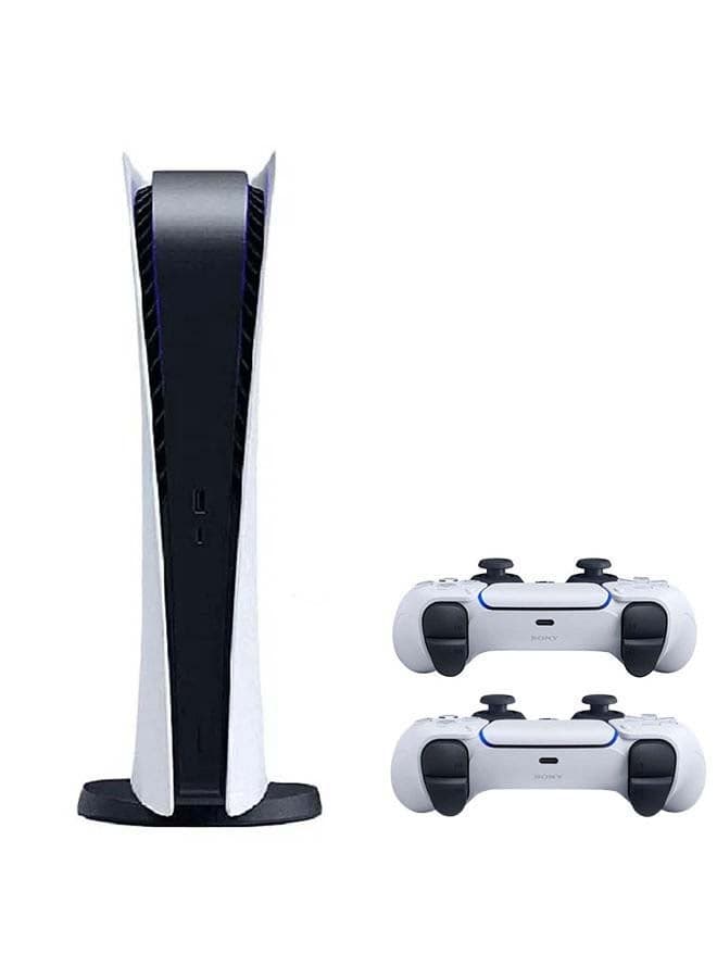 Playstation 5 Digital Edition Console With Extra White Controller