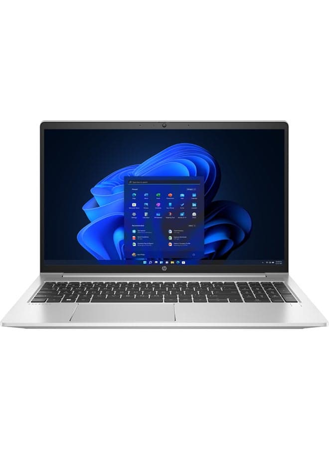 ProBook 450 G9 Laptop With 15.6-Inch HD Display, Core i7-1255U Processor/16GB RAM/1TB SSD/Intel Iris XE Graphics/Windows 11 English/Arabic Silver