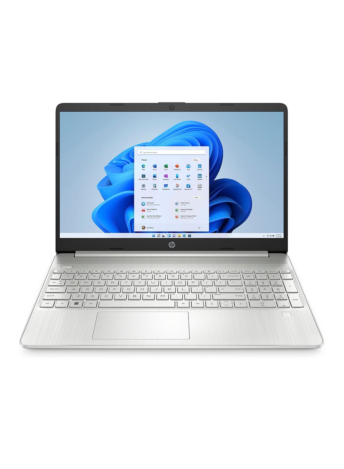 Laptop 15s-fq5000nx With 15.6-Inch FHD Display, Intel Core i7-1255U Processor / 16GB RAM / 512GB SSD / Intel Iris Xáµ‰ Graphics / Windows 11 Home / English/Arabic Natural Silver
