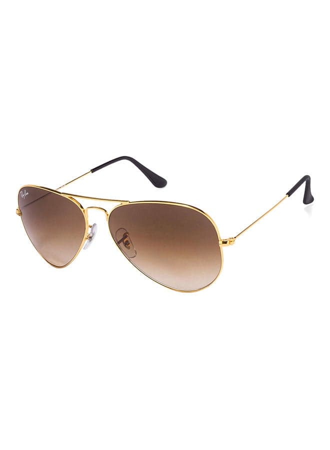 Men's UV Protection Aviator Sunglasses - RB3025 - Lens Size: 58 mm - Gold