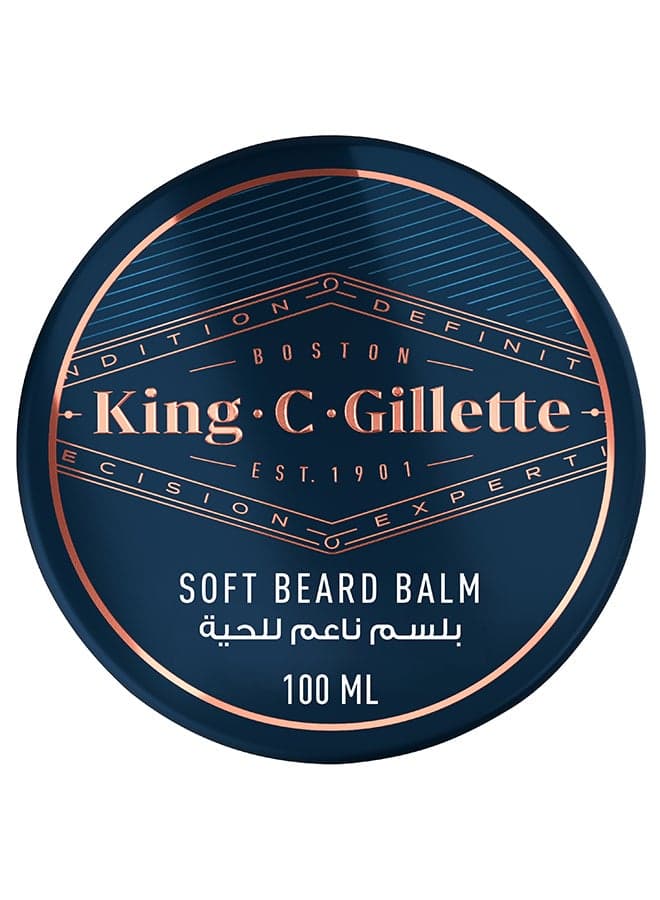King C Soft Beard Balm And Deep Conditioning With Cocoa Butter 100ml