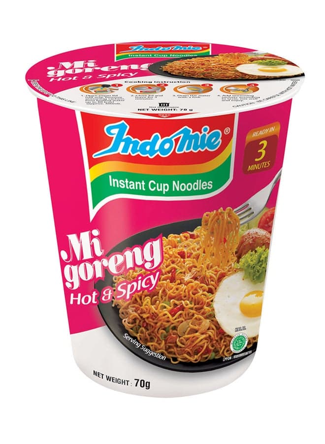 Cup Hot And Spicy Noodles 70grams