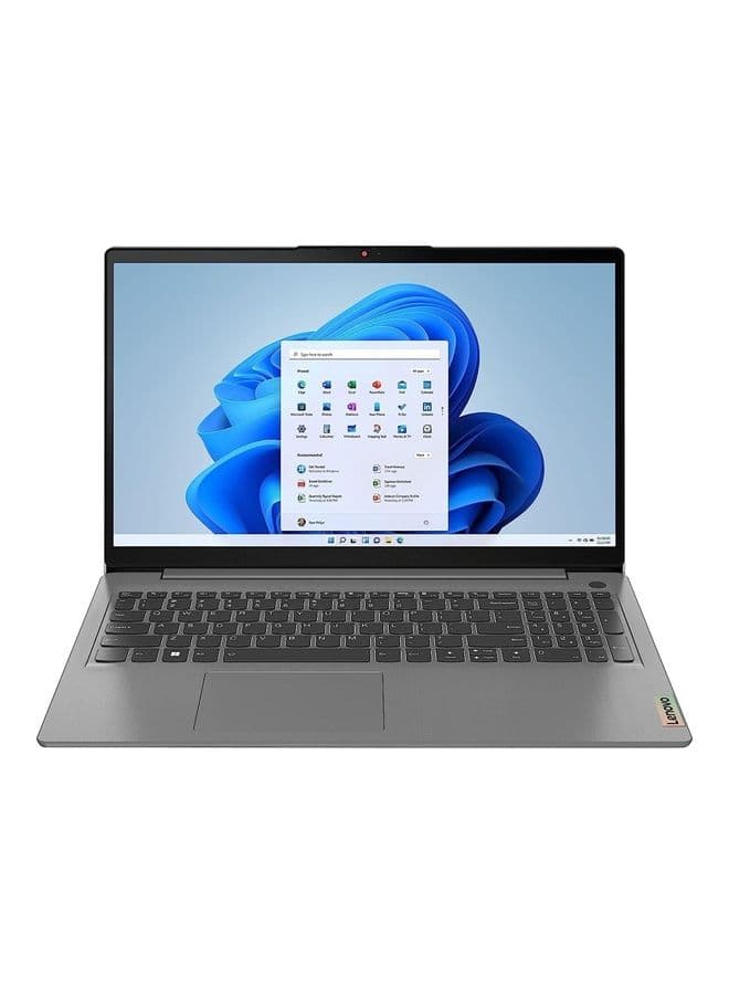 (Upgraded Version) IdeaPad 3 Laptop With 15.6-Inch Full HD Display, Core i3-1215U/8GB Ram/512GB SSD/Integrated Intel UHD Graphics/Windows 11 / Arctic English/Arabic Arctic Grey