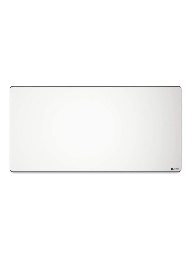 Glorious 3XL Extended Gaming Mouse Mat/Pad - Large, Wide (3XL Extended) White Cloth Mousepad, Stitched Edges | 24"x48" (GW-3XL)