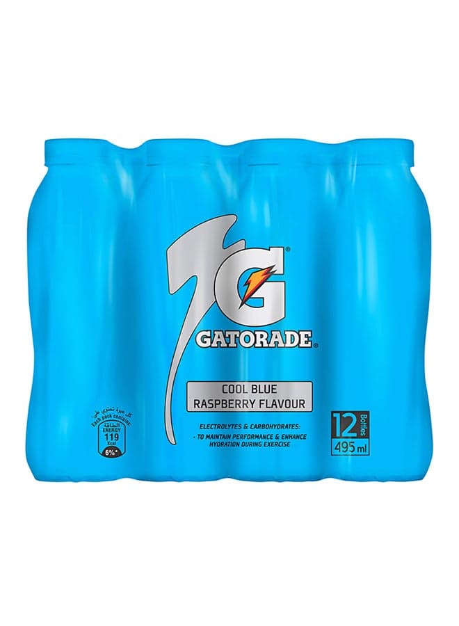 Sports Drink Cool Blue Raspberry 495ml Pack of 12