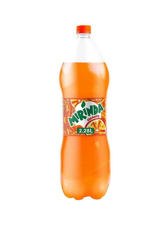 Orange Carbonated Soft Drink Plastic Bottle 2.28Liters