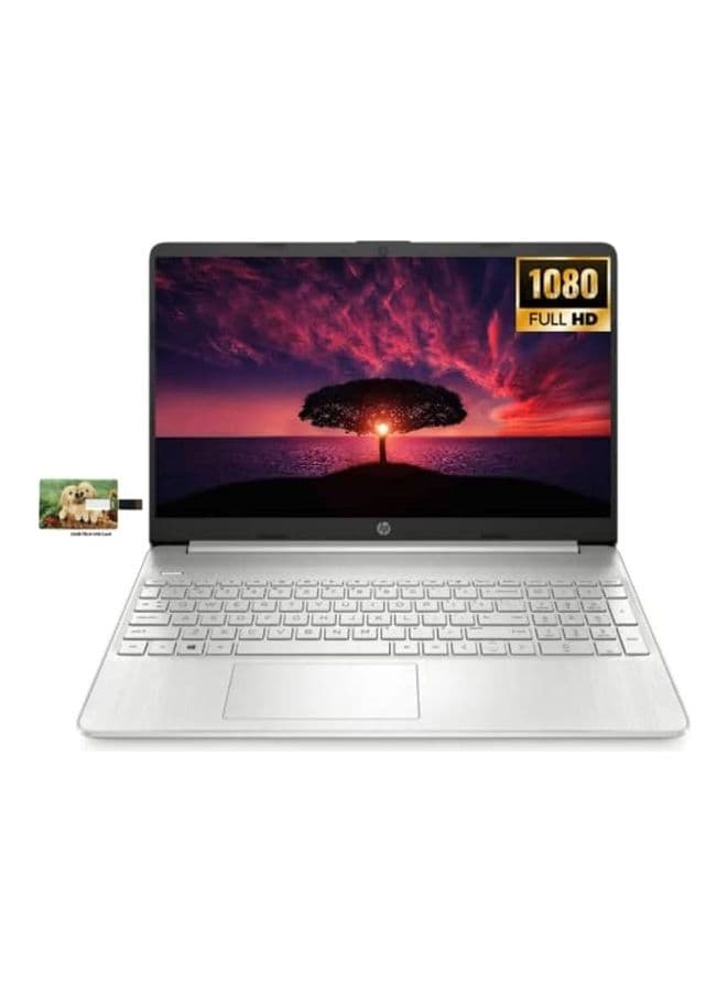 (Upgraded Version) 15 Business Laptop With 15.6-Inch Display, Core i5 1135G7 Processor/16GB RAM/512GB SSD/Intel Iris XE Graphics/Windows 11 Pro + 32GB Tela USB Card English Silver