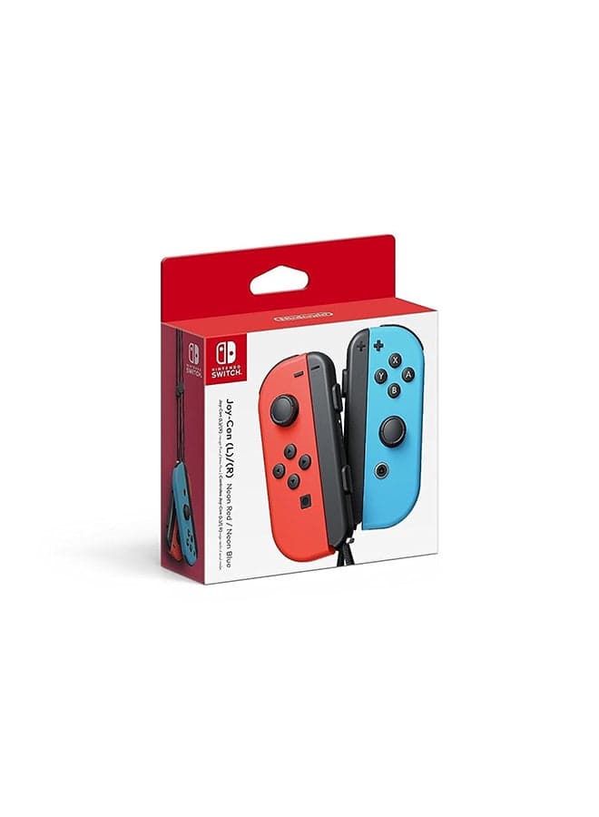 Joy Cons Wireless Controller  , L/R Controllers Replacement Compatible With Nintendo Switch - Neon Red/Neon Blue