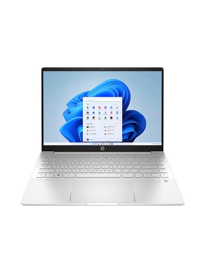 (Upgraded Version) Pavilion Plus Laptop With 14-inch 2.2K (2240x1400) IPS Display, Core i5 Processor/16GB RAM/512GB SSD/Windows 11/Intel Iris Xe Graphics / Natural English/Arabic Natural Silver