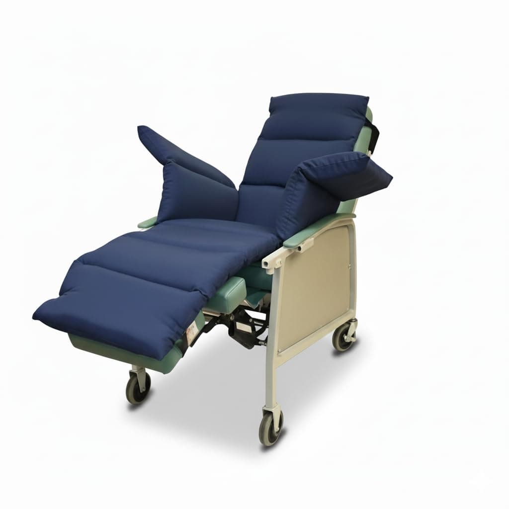 McKesson Overbed Table, H-Base, Non-Tilt, Walnut Wood Grain, 15 in. x 31 in. Laminate Top, Height Adjustable 28-1/4 in. – 43-1/4 in., Spring-Assist Lift, 4 Casters with 2 Locking Wheels, Up to 50 lbs