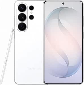 Samsung Galaxy S26 Ultra White, 256GB Storage, AI Phone, 12GB RAM, Customized AP, Built-in Privacy Display, Photo Assist, 200MP Camera, 5000mAh Battery (KSA version)