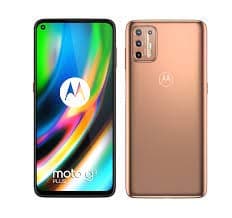 Motorola Moto G9 Plus Dual-SIM 128GB (GSM Only | No CDMA) Factory Unlocked 4G/LTE Smartphone (Blush Gold) - International Version