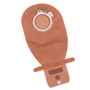"Assura 2-Piece Wide Outlet Drainable Pouch 2"", Opaque"