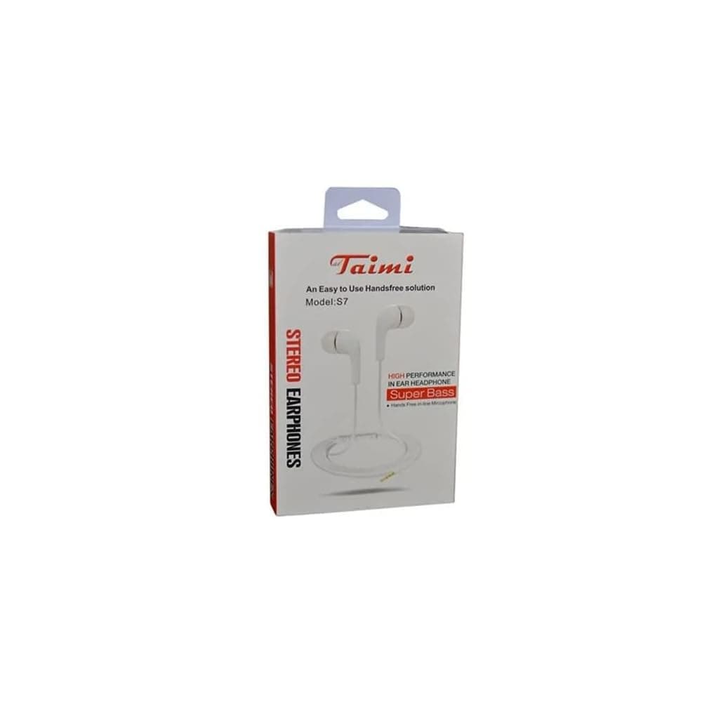 Earphone with Mic S7 from Taimi (1 PIECES)