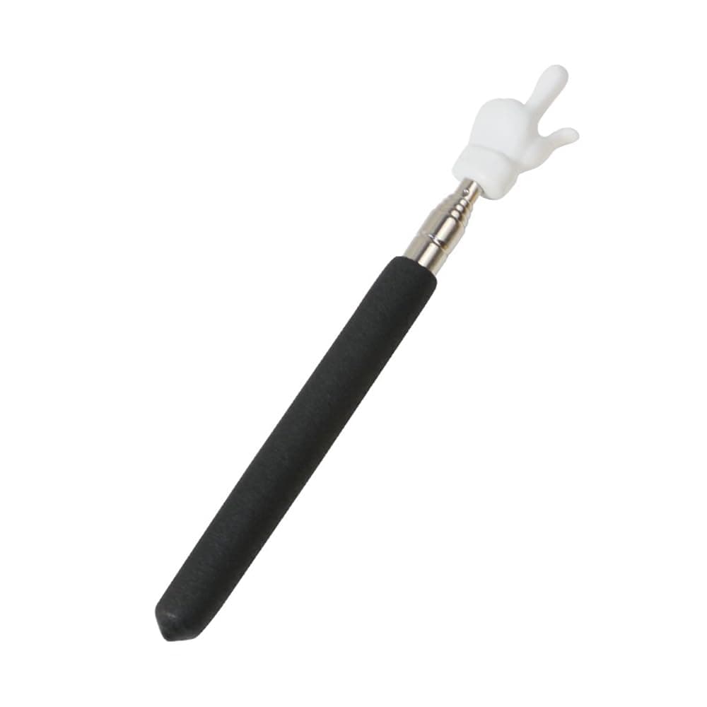 Teacher Pointer Sticks Finger,Pointer for Classroom,Telescoping Hand Pointer, Retractable Classroom Pointer Fingers for Elementary School Kindergarten Teacher,Classroom Supplies (1 PCS, Black)